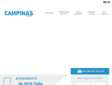 Tablet Screenshot of campinasrentacar.com.br